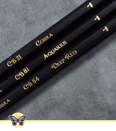Black Widow (Cobra Set) Colored Pencils Black Barrel