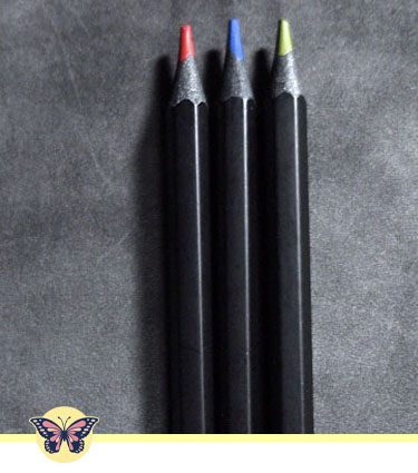 Black Widow (Cobra Set) Colored Pencils Point of Pencil