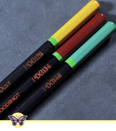 Black Widow Dragon Set Colored Pencils Barrel Cap 