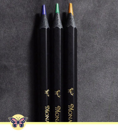 Black Widow (Monarch Set) Colored Pencils Point of Pencil