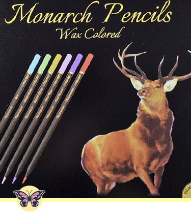 Black Widow Monarch Set Colored Pencils Small Image 