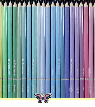 Castle Arts Colored Pencils Pasteltint Set 1