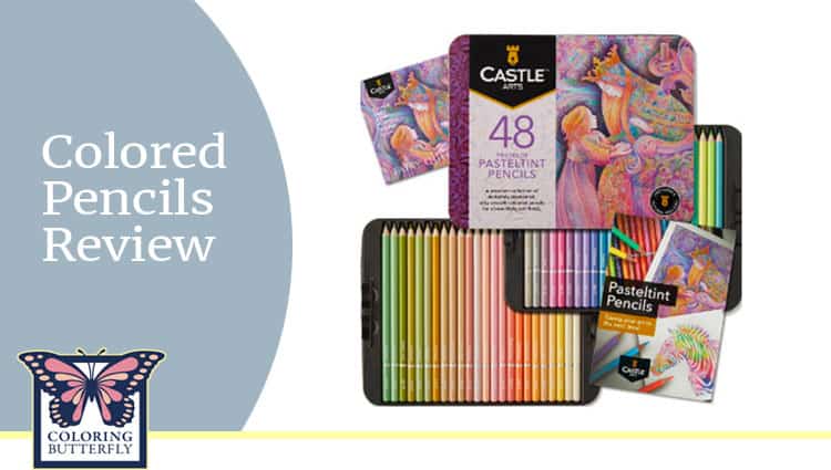 Castle Arts Colored Pencils Review Pasteltint Set