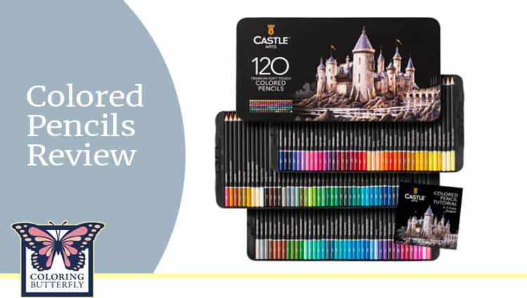  Castle Art Supplies 120 Colored Pencils Zipper-Case Set, Quality Soft Core Colored Leads for Adult Artists, Professionals and  Colorists