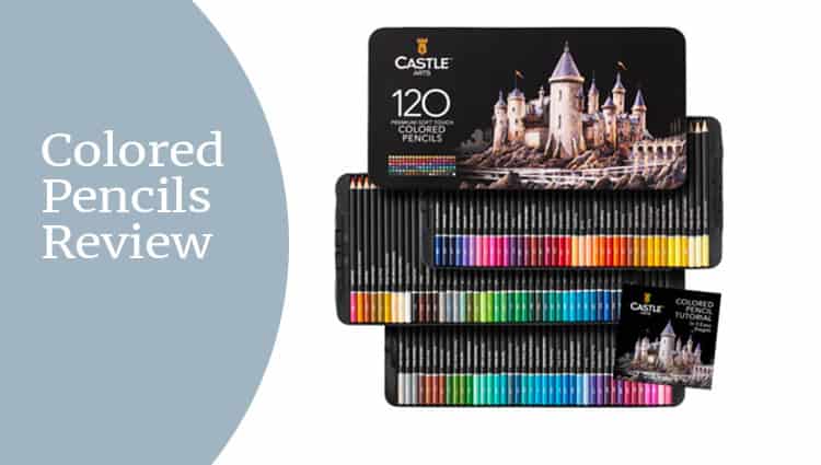 Castle Arts Colored Pencils Review for Adult Coloring [Detailed] - Coloring  Butterfly