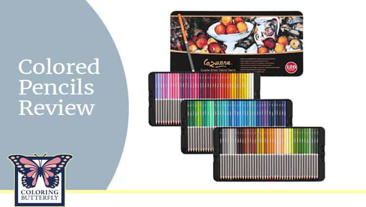Cezanne Colored Pencils Review for Adult Coloring [Detailed] - Coloring  Butterfly