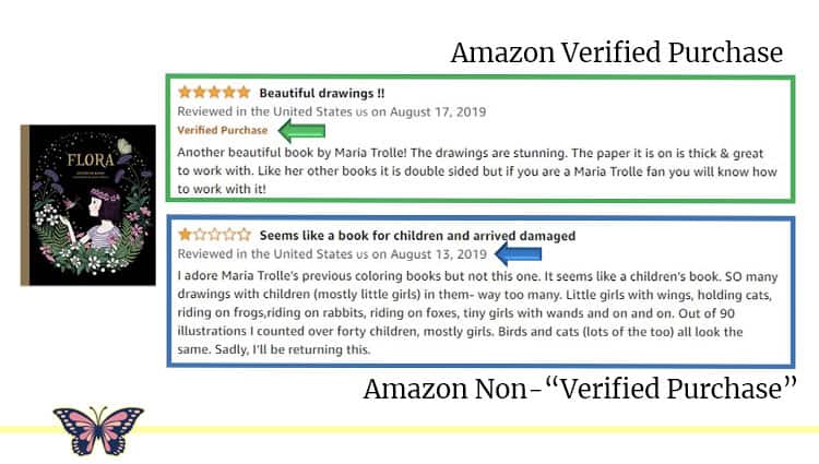 Amazon Reviewer Verified vs. Non-Verified Purchase